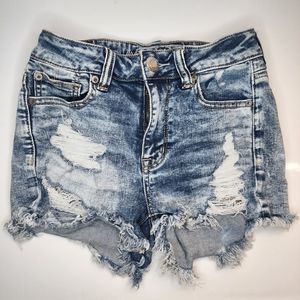 American Eagle size 0, next level stretch hi Rise shortie shorts